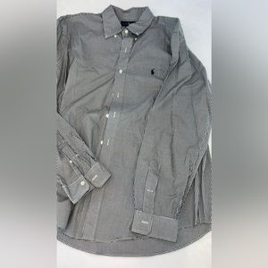 NWOT black check Ralph Lauren polo